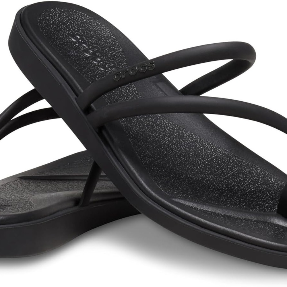 CROCS Black Sandals Minimalist Design